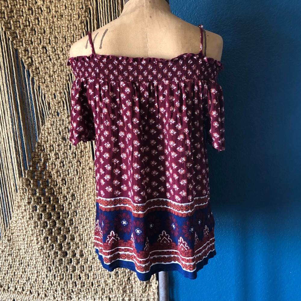 Meraki boho off the shoulder blouse - Picture 2 of 4